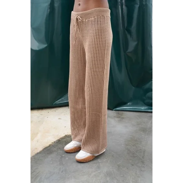 Moon Salaş Kroşe Pantolon Takım 9880