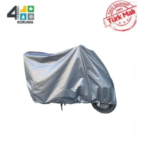 Motosiklet İçi Pamuklu Branda - Gri