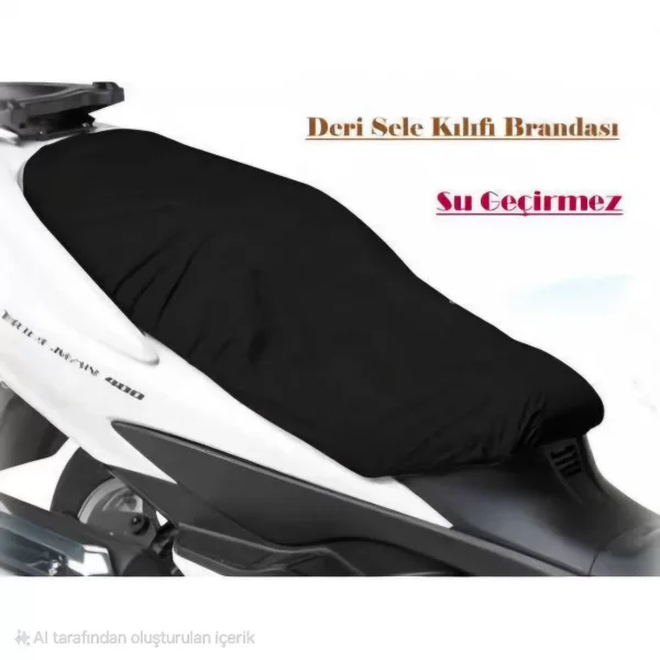 Motosiklet Sele Koruyucu Branda - Sele Örtüsü - Sele Brandası - Siyah