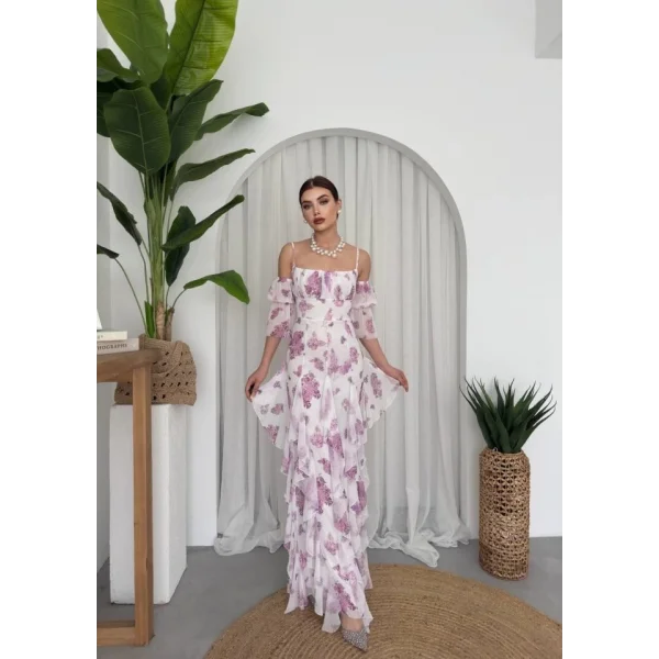 Mugo Fırfırlı Elbise