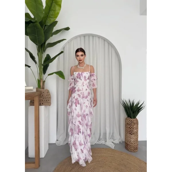 Mugo Fırfırlı Elbise