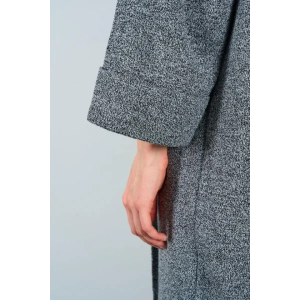 Muline Uzun Hırka  SiyahKrem