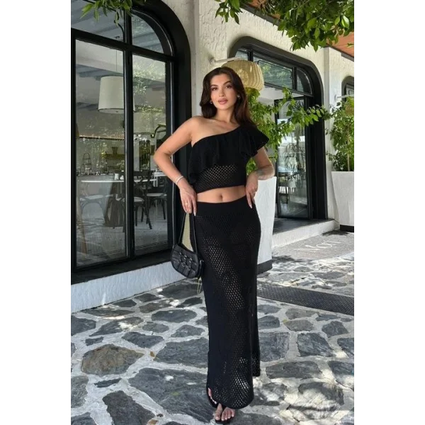 Nadia Fırfır Detaylı KroşeTakım 9866