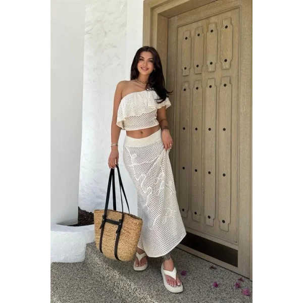 Nadia Fırfır Detaylı KroşeTakım 9866