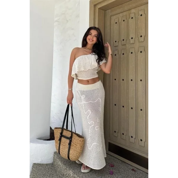 Nadia Fırfır Detaylı KroşeTakım 9866