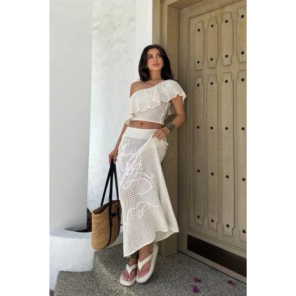 Nadia Fırfır Detaylı KroşeTakım 9866