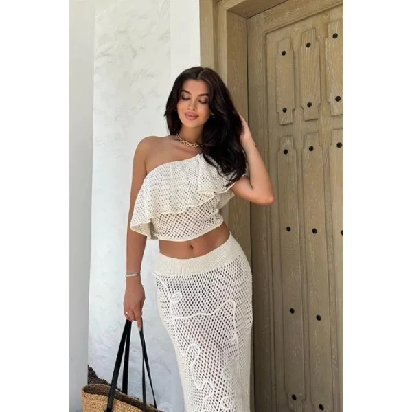 Nadia Fırfır Detaylı KroşeTakım 9866