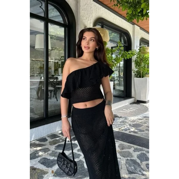 Nadia Fırfır Detaylı KroşeTakım 9866