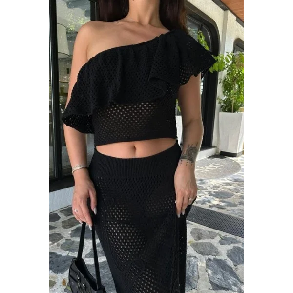 Nadia Fırfır Detaylı KroşeTakım 9866