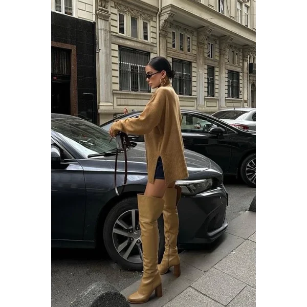 Nakış Detaylı Triko Kazak 1340