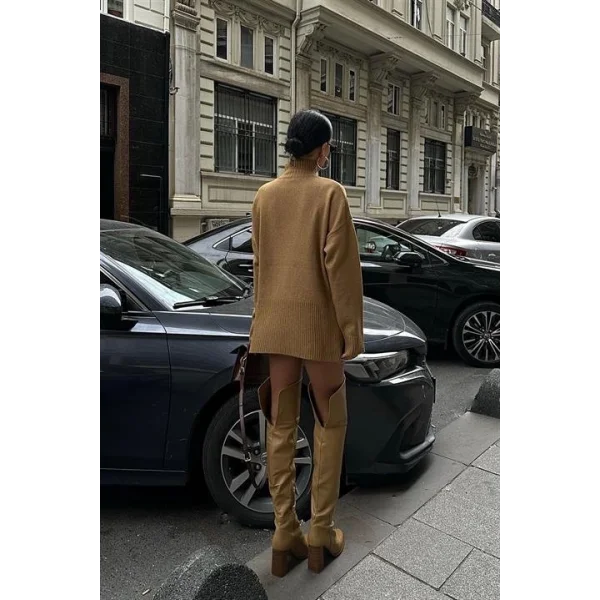 Nakış Detaylı Triko Kazak 1340