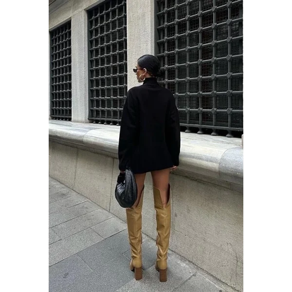 Nakış Detaylı Triko Kazak 1340