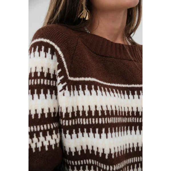 Nakışlı Oversize Kazak