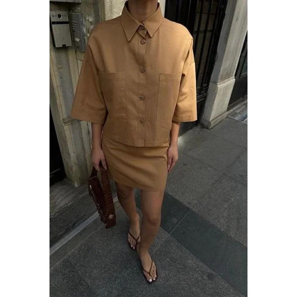 Naomi Gabardin Etek Takım 9740-08