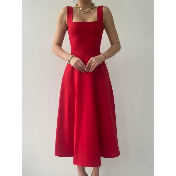 Neapolitan Askılı Elbise