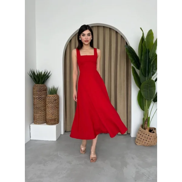 Neapolitan Askılı Elbise