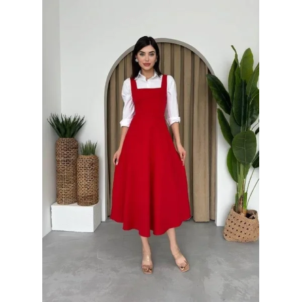 Neapolitan Askılı Elbise