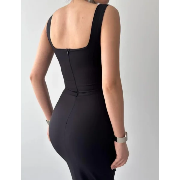 Ners Taş Detaylı Elbise