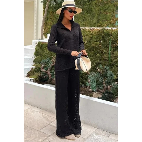 Odette Ajurlu Triko Pantolon Takım 9934