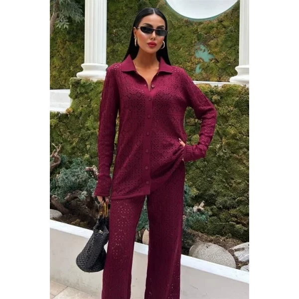 Odette Ajurlu Triko Pantolon Takım 9934