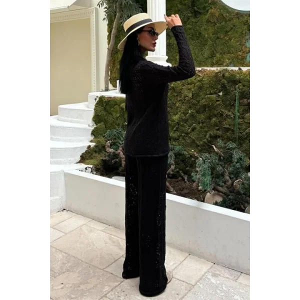 Odette Ajurlu Triko Pantolon Takım 9934