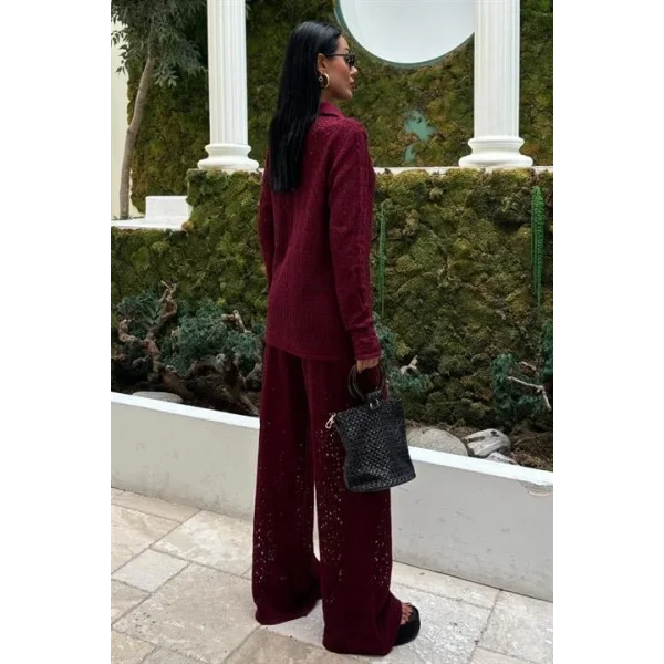 Odette Ajurlu Triko Pantolon Takım 9934