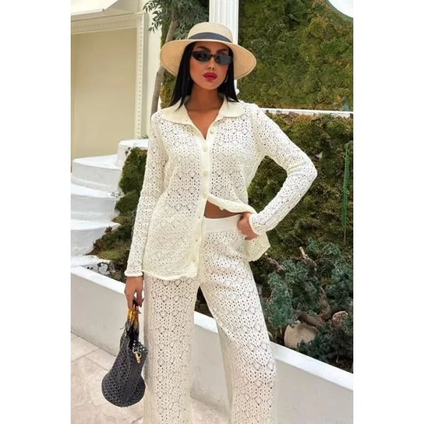 Odette Ajurlu Triko Pantolon Takım 9934