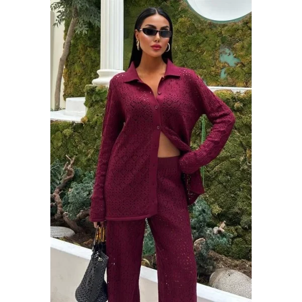 Odette Ajurlu Triko Pantolon Takım 9934