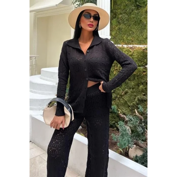 Odette Ajurlu Triko Pantolon Takım 9934