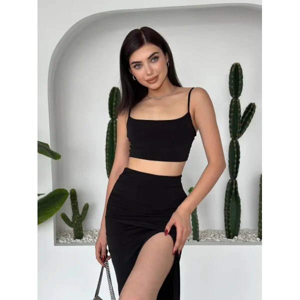 ole Kruvaze Etekli Askılı Takım