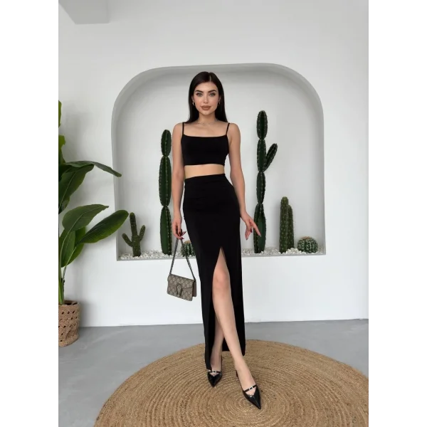 ole Kruvaze Etekli Askılı Takım