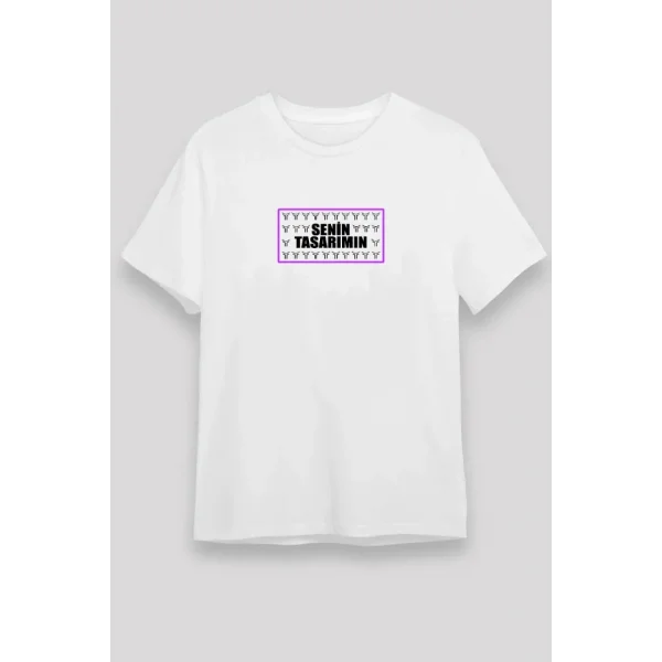 Ön 24/1 Düz Oversize T-shirt - Beyaz