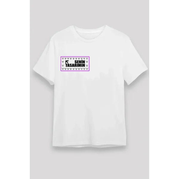 Ön 24/1 Düz Oversize T-shirt - Beyaz