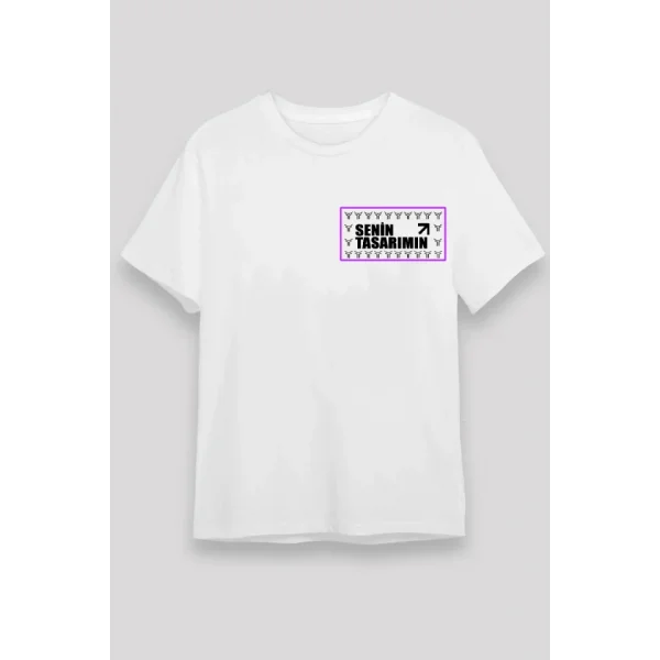 Ön 24/1 Düz Oversize T-shirt - Beyaz