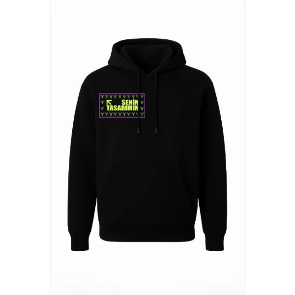 Ön 3 İplik Penye Içi Pamuk- Siyah