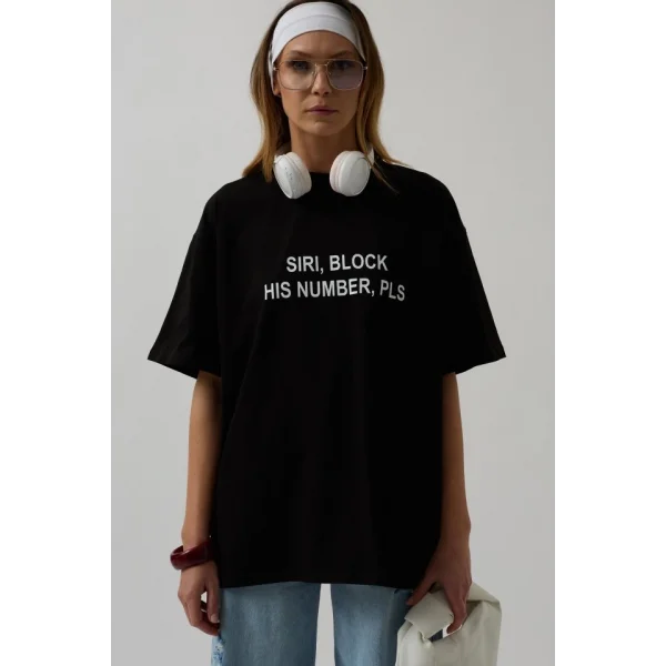 Ön Baskılı Oversize Thirt