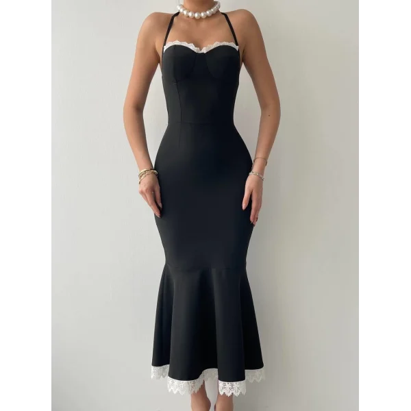 onea Boyundan Bağlamalı Elbise