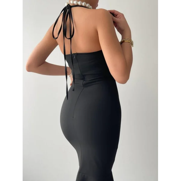 onea Boyundan Bağlamalı Elbise