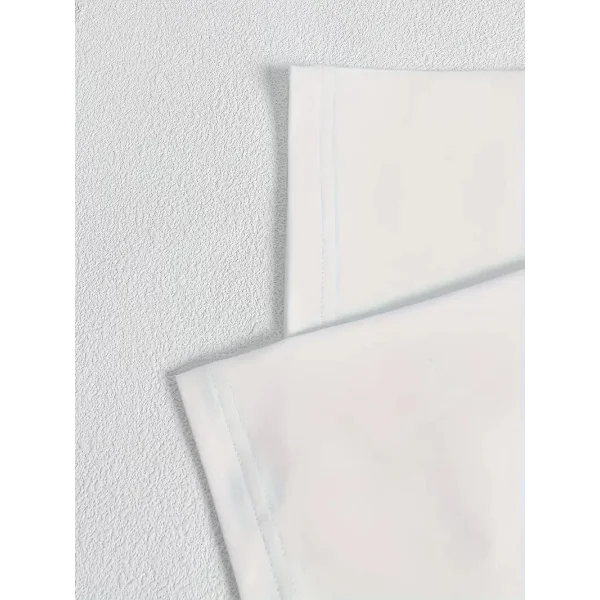 Ördek Baskılı ve Yuvarlak Yakalı Kadın Günlük Büyük Boy Siyah Tişört. - Beyaz