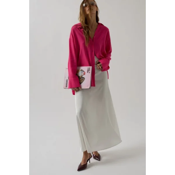 Oversize Keten Gömlek