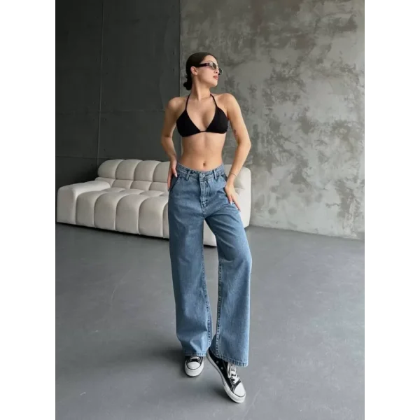 Palazzo Jeans Pantalon  avi