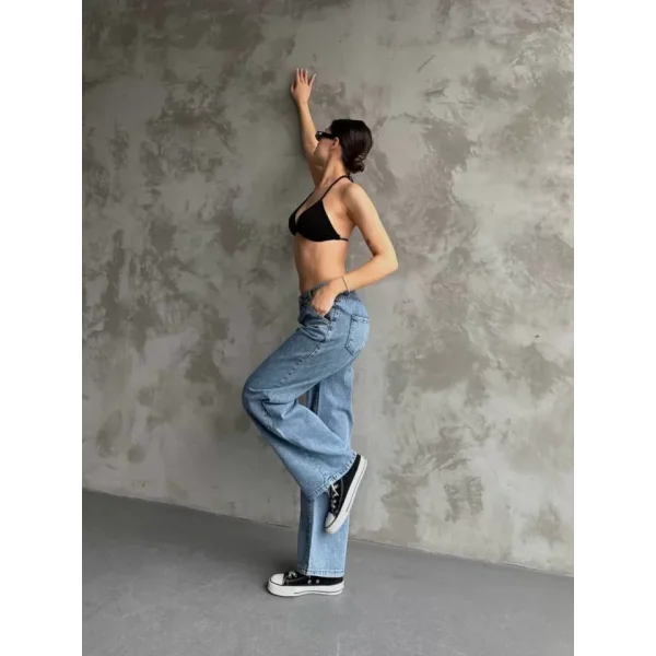 Palazzo Jeans Pantalon  avi