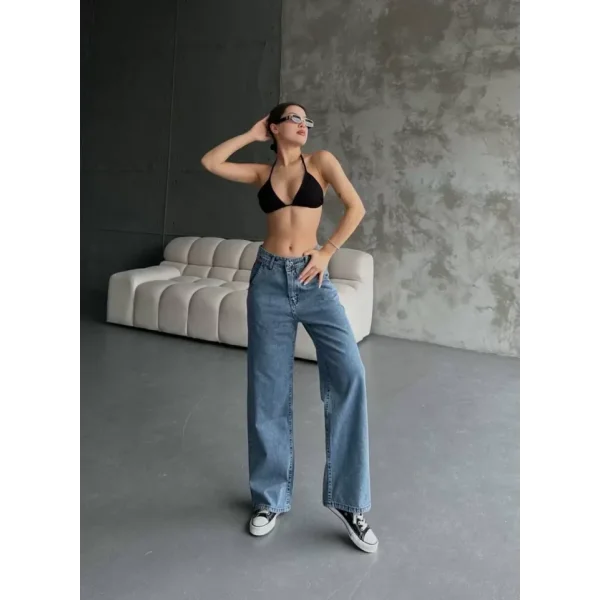 Palazzo Jeans Pantalon  avi