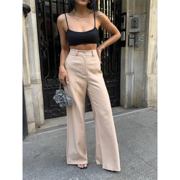 PANTOON KAPAI CEP DETAYI AAŞ PANTOON  Bej