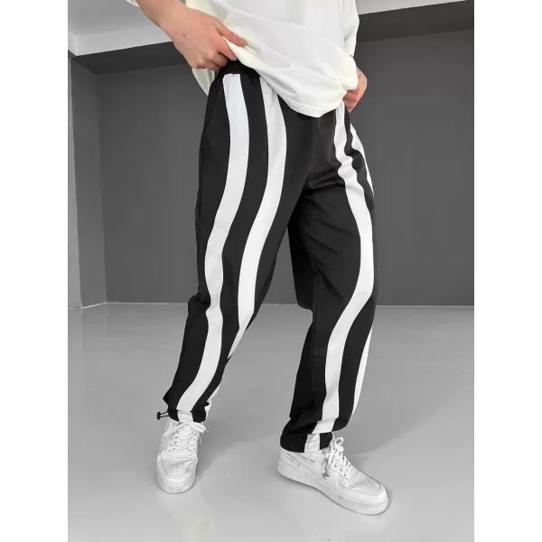 Paraşüt Kumaş Eşofman - Siyah