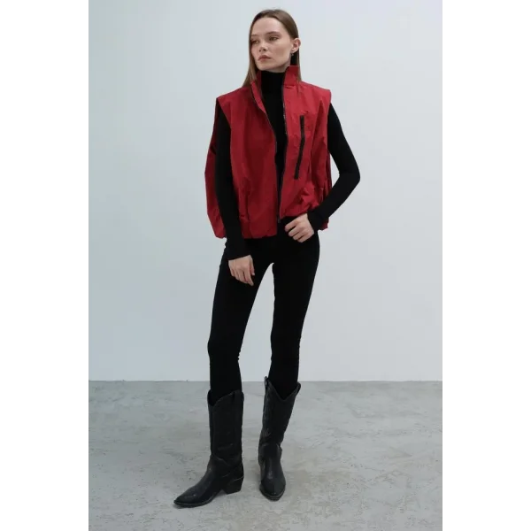 Paraşüt Yelek - Vişne