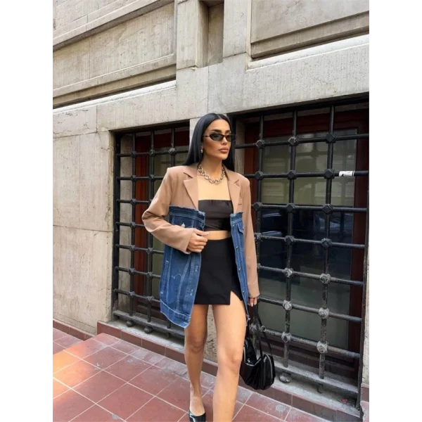 PARÇAI CEKET ÜT ATA  AT KOT  Kahverengi