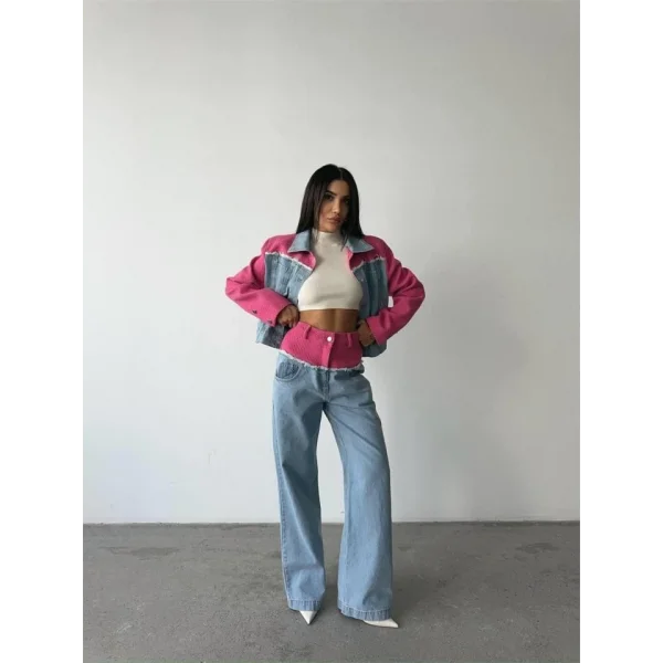 PARÇAI KOT CEKET  PANTOON TAKI  Fuşya