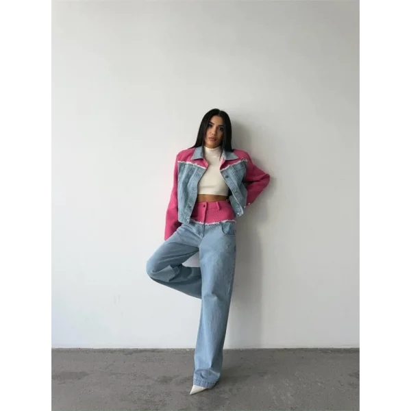 PARÇAI KOT CEKET  PANTOON TAKI  Fuşya