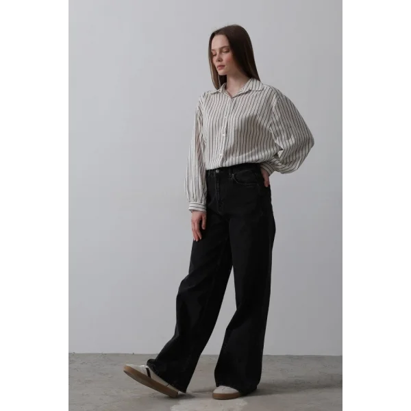 Parçalı alaş Denim  iyah